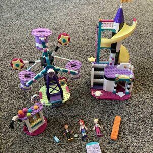 EUC Lego Friends Magical Ferris Wheel and Slide 41689